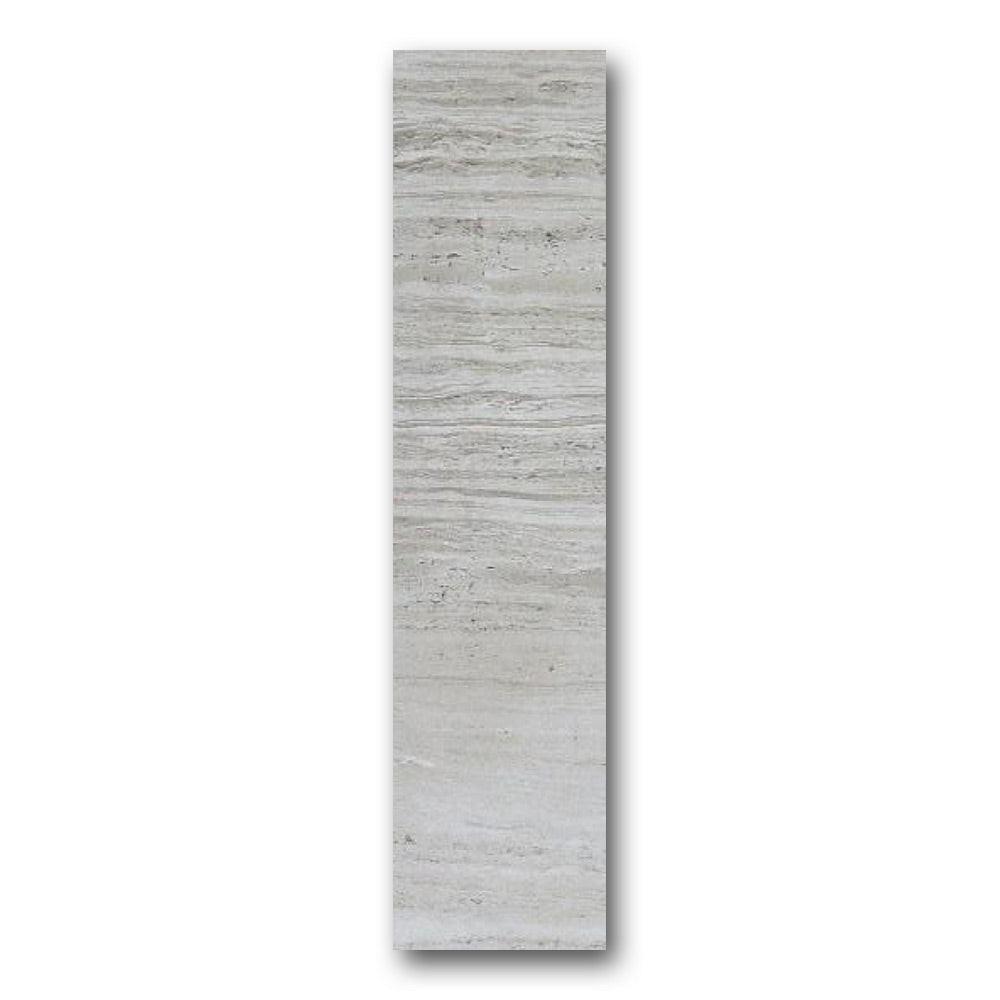 Brook Silver Matte Bullnose 3x12 Molding Trim Brook Silver Matte Bullnose 3x12 Molding Trim - American Tile Depot