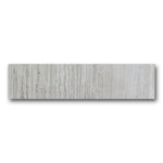 Brook Silver Matte Bullnose 3x12 Molding Trim Brook Silver Matte Bullnose 3x12 Molding Trim - American Tile Depot