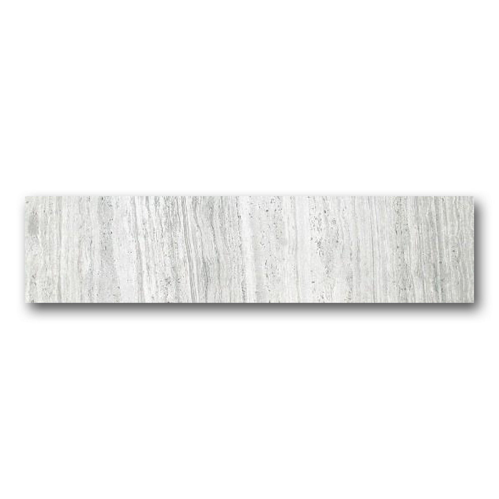 Brook White Matte Bullnose 3x12 Molding Trim