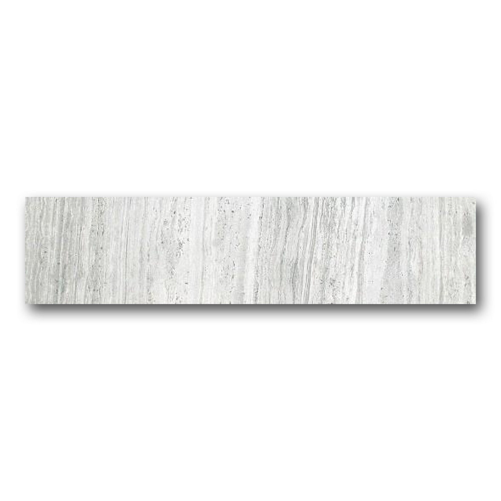 Brook White Lappato Bullnose 3x12 Molding Trim