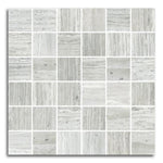 Brook White Matte Square Porcelain Mosaic Tile Brook White Matte Square Porcelain Mosaic Tile - American Tile Depot