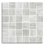 Brook White Matte Square Porcelain Mosaic Tile Brook White Matte Square Porcelain Mosaic Tile - American Tile Depot