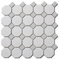 White & Gray Octagon