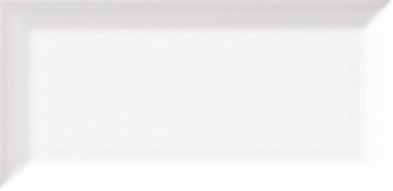 3x6 Strata White Ice Beveled Solid Color Matte Ceramic Wall Tile 3x6 Strata White Ice Beveled Solid Color Matte Ceramic Wall Tile - American Tile Depot