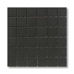 2x2 Spectrum Black Matte Porcelain Mosaic Tile - American Tile Depot