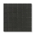 2x2 Spectrum Black Matte Porcelain Mosaic Tile - American Tile Depot
