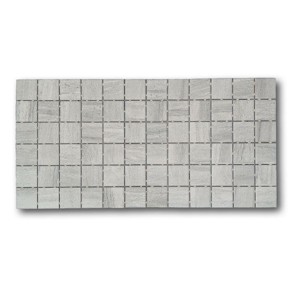CLEARANCE – 2x2 Linden Point Grigio Stone Look Matte Ceramic Mosaic Tile CLEARANCE – 2x2 Linden Point Grigio Stone Look Matte Ceramic Mosaic Tile - American Tile Depot