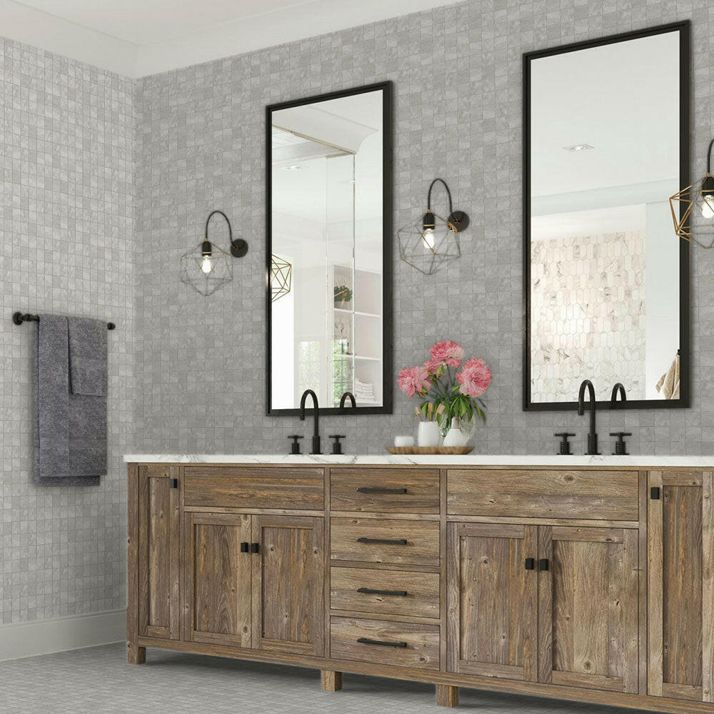 CLEARANCE – 2x2 Linden Point Grigio Stone Look Matte Ceramic Mosaic Tile CLEARANCE – 2x2 Linden Point Grigio Stone Look Matte Ceramic Mosaic Tile - American Tile Depot