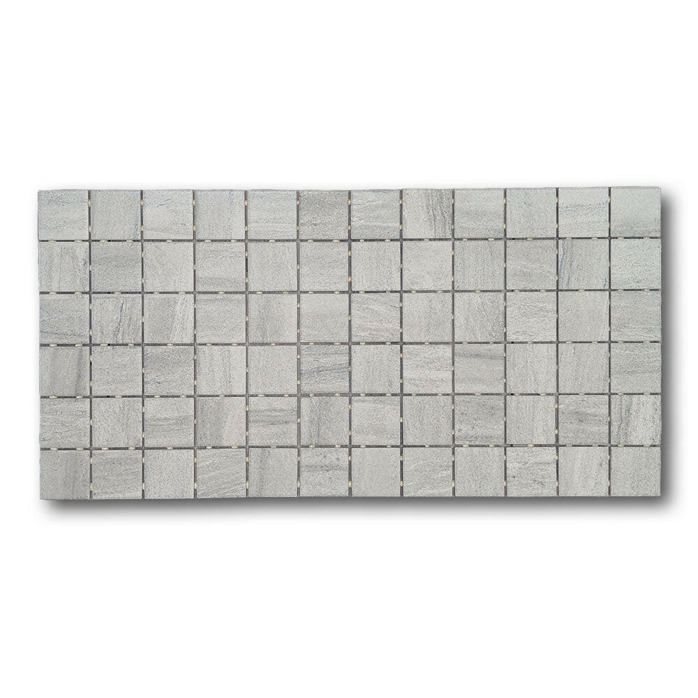 CLEARANCE – 2x2 Linden Point Grigio Stone Look Matte Ceramic Mosaic Tile CLEARANCE – 2x2 Linden Point Grigio Stone Look Matte Ceramic Mosaic Tile - American Tile Depot
