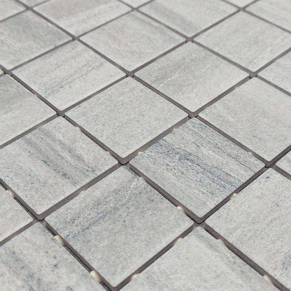 CLEARANCE – 2x2 Linden Point Grigio Stone Look Matte Ceramic Mosaic Tile CLEARANCE – 2x2 Linden Point Grigio Stone Look Matte Ceramic Mosaic Tile - American Tile Depot
