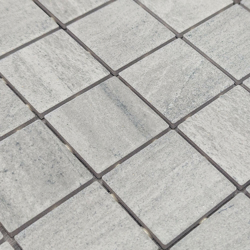 CLEARANCE – 2x2 Linden Point Grigio Stone Look Matte Ceramic Mosaic Tile CLEARANCE – 2x2 Linden Point Grigio Stone Look Matte Ceramic Mosaic Tile - American Tile Depot