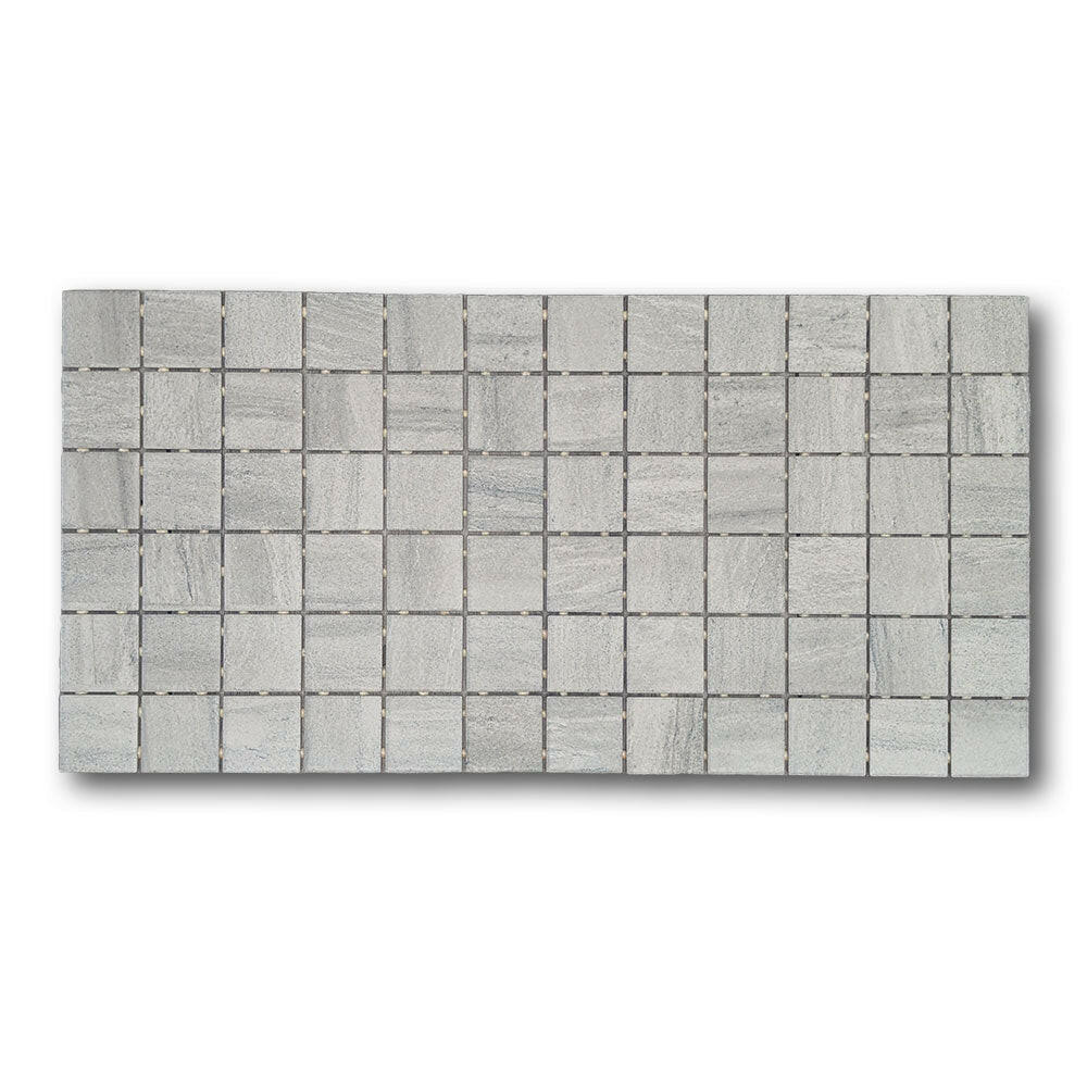 CLEARANCE – 2x2 Linden Point Grigio Stone Look Matte Ceramic Mosaic Tile CLEARANCE – 2x2 Linden Point Grigio Stone Look Matte Ceramic Mosaic Tile - American Tile Depot
