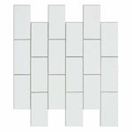 CLEARANCE - 2x4 Thassos White Marble Honed Brick Mosaic Tile CLEARANCE - 2x4 Thassos White Marble Honed Brick Mosaic Tile - American Tile Depot