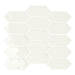CLEARANCE – 2x5 Mythology Santorini Picket Fence Glossy Ceramic Mosaic Wall Tile CLEARANCE – 2x5 Mythology Santorini Picket Fence Glossy Ceramic Mosaic Wall Tile - American Tile Depot