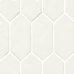 CLEARANCE – 2x5 Mythology Santorini Picket Fence Glossy Ceramic Mosaic Wall Tile CLEARANCE – 2x5 Mythology Santorini Picket Fence Glossy Ceramic Mosaic Wall Tile - American Tile Depot