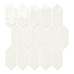 CLEARANCE – 2x5 Mythology Santorini Picket Fence Glossy Ceramic Mosaic Wall Tile CLEARANCE – 2x5 Mythology Santorini Picket Fence Glossy Ceramic Mosaic Wall Tile - American Tile Depot