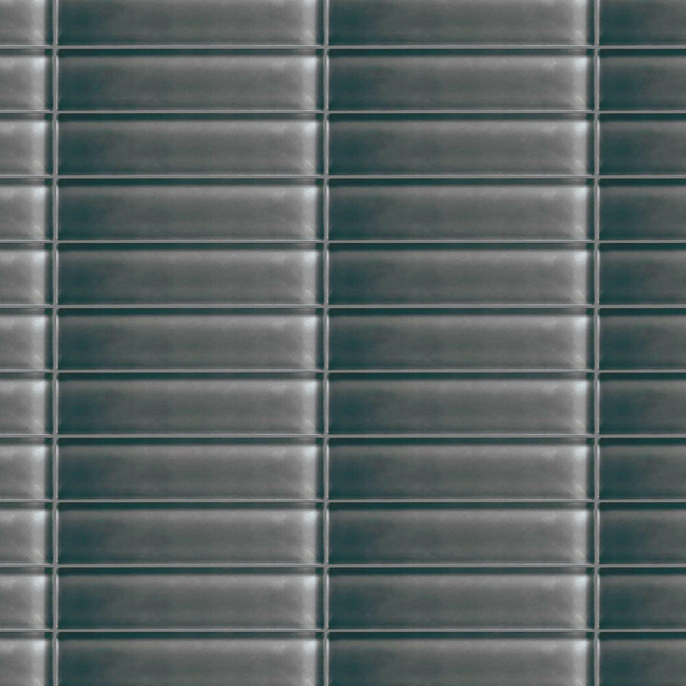 CLEARANCE – 2x8 Color Appeal Charcoal Gray Glass Wall Tile - American Tile Depot