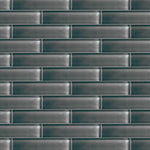CLEARANCE – 2x8 Color Appeal Charcoal Gray Glass Wall Tile - American Tile Depot