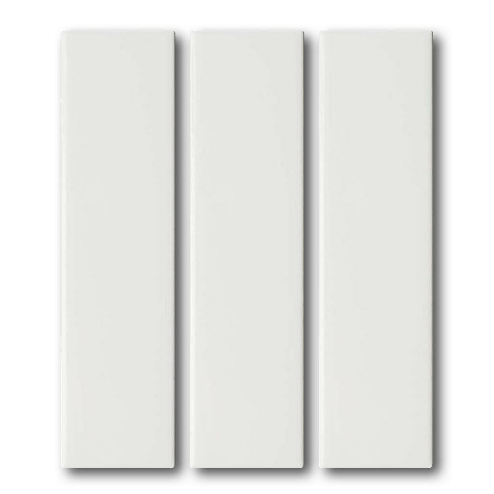 CLEARANCE – 3x12 Color Match Arctic White Glossy Ceramic Wall Tile CLEARANCE – 3x12 Color Match Arctic White Glossy Ceramic Wall Tile - American Tile Depot