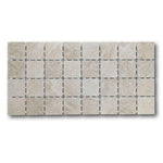CLEARANCE – 3x3 Continental Slate Egyptian Beige Matte Ceramic Mosaic Tile - American Tile Depot