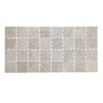 CLEARANCE – 3x3 Continental Slate Egyptian Beige Matte Ceramic Mosaic Tile - American Tile Depot