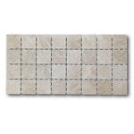 CLEARANCE – 3x3 Continental Slate Egyptian Beige Matte Ceramic Mosaic Tile - American Tile Depot