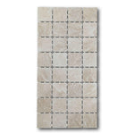 CLEARANCE – 3x3 Continental Slate Egyptian Beige Matte Ceramic Mosaic Tile - American Tile Depot
