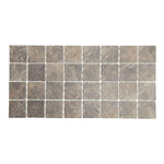 CLEARANCE – 3x3 Continental Slate Moroccan Brown Matte Ceramic Mosaic Tile - American Tile Depot