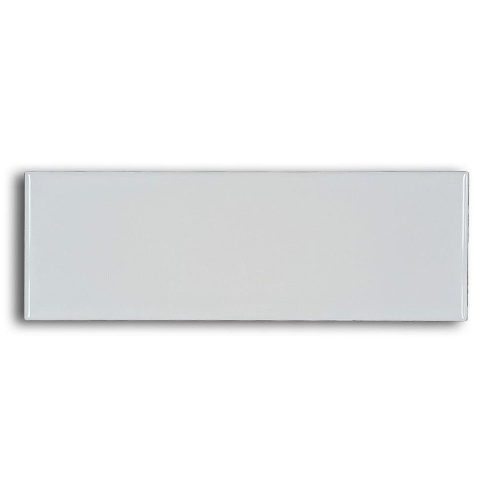 CLEARANCE - 4x12 Color Story Ice White Glossy Ceramic Wall Tile CLEARANCE - 4x12 Color Story Ice White Glossy Ceramic Wall Tile - American Tile Depot