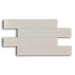 CLEARANCE - 4x12 Color Wheel Linear Urban Putty Glossy Ceramic Wall Tile CLEARANCE - 4x12 Color Wheel Linear Urban Putty Glossy Ceramic Wall Tile - American Tile Depot