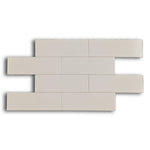 CLEARANCE - 4x12 Color Wheel Linear Urban Putty Glossy Ceramic Wall Tile CLEARANCE - 4x12 Color Wheel Linear Urban Putty Glossy Ceramic Wall Tile - American Tile Depot