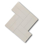 CLEARANCE - 4x12 Color Wheel Linear Urban Putty Glossy Ceramic Wall Tile CLEARANCE - 4x12 Color Wheel Linear Urban Putty Glossy Ceramic Wall Tile - American Tile Depot