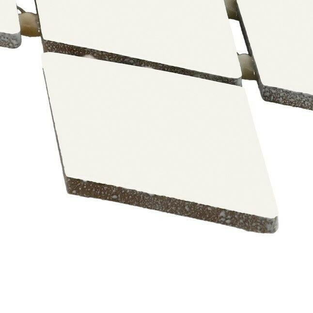 CLEARANCE – Color Story Designer White 2x3 Harlequin Matte Ceramic Mosaic Tile CLEARANCE – Color Story Designer White 2x3 Harlequin Matte Ceramic Mosaic Tile - American Tile Depot