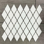 CLEARANCE – Color Story Designer White 2x3 Harlequin Matte Ceramic Mosaic Tile CLEARANCE – Color Story Designer White 2x3 Harlequin Matte Ceramic Mosaic Tile - American Tile Depot