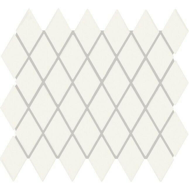 CLEARANCE – Color Story Designer White 2x3 Harlequin Matte Ceramic Mosaic Tile CLEARANCE – Color Story Designer White 2x3 Harlequin Matte Ceramic Mosaic Tile - American Tile Depot