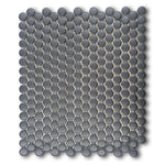 CLEARANCE – Color Wheel Black Penny Round Matte Ceramic Mosaic Tile CLEARANCE – Color Wheel Black Penny Round Matte Ceramic Mosaic Tile - American Tile Depot
