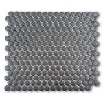 CLEARANCE – Color Wheel Black Penny Round Matte Ceramic Mosaic Tile CLEARANCE – Color Wheel Black Penny Round Matte Ceramic Mosaic Tile - American Tile Depot