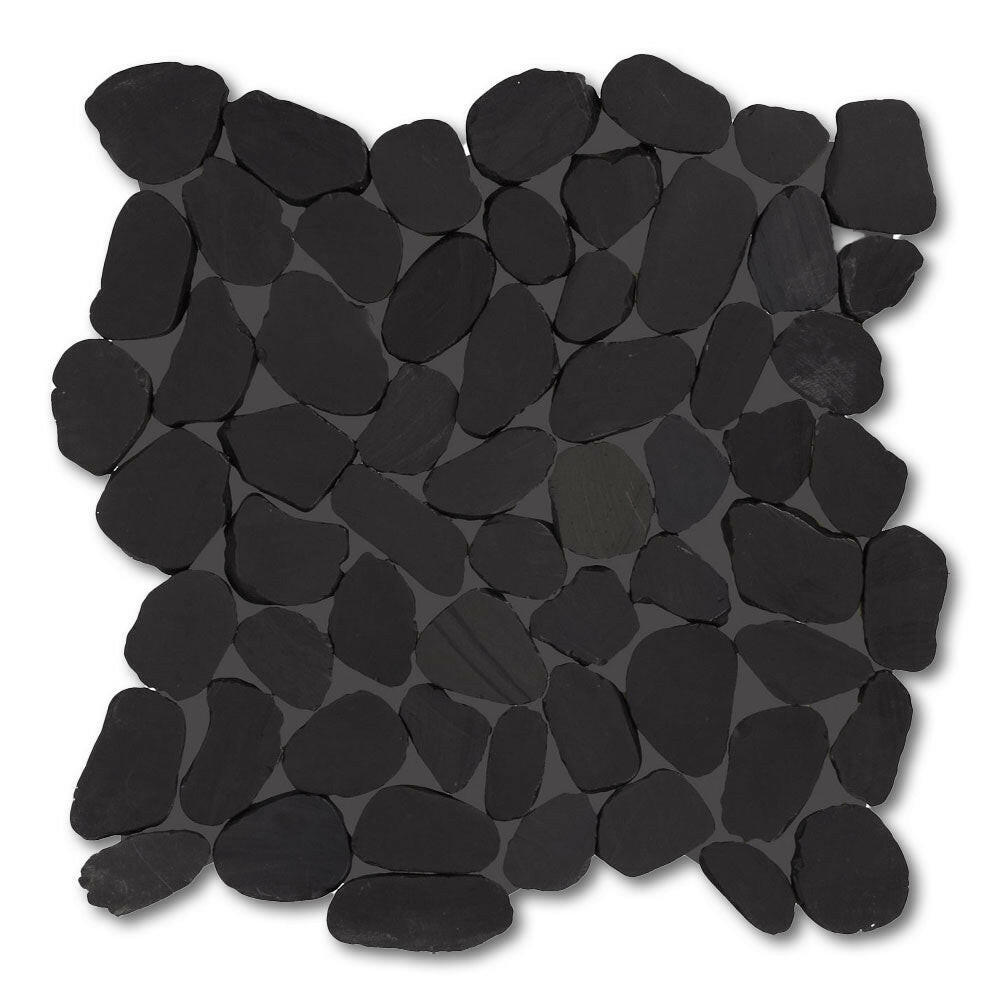 CLEARANCE – Pebble Oasis Stark Pebble Natural Stone Tumbled Mosaic Tile CLEARANCE – Pebble Oasis Stark Pebble Natural Stone Tumbled Mosaic Tile - American Tile Depot
