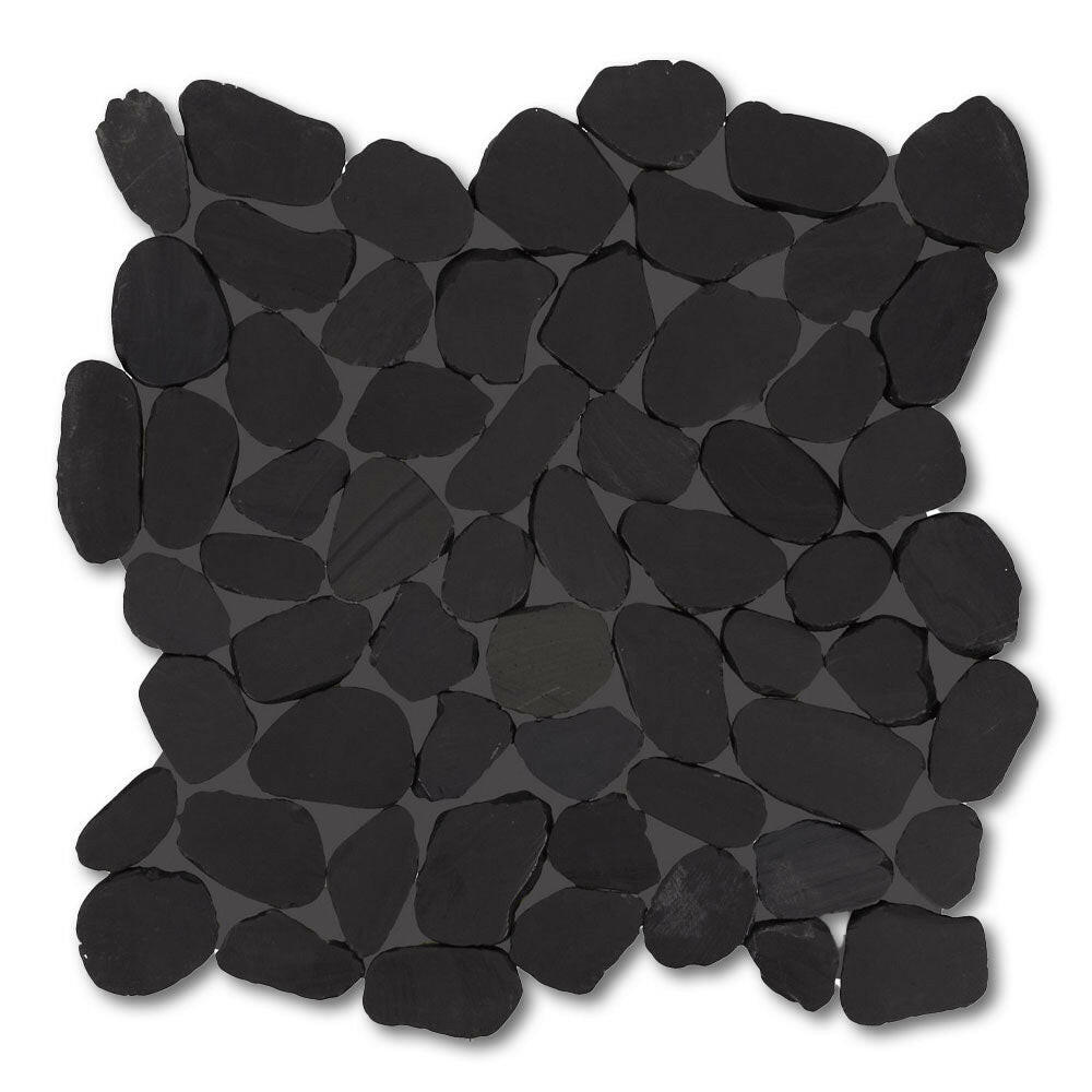 CLEARANCE – Pebble Oasis Stark Pebble Natural Stone Tumbled Mosaic Tile CLEARANCE – Pebble Oasis Stark Pebble Natural Stone Tumbled Mosaic Tile - American Tile Depot