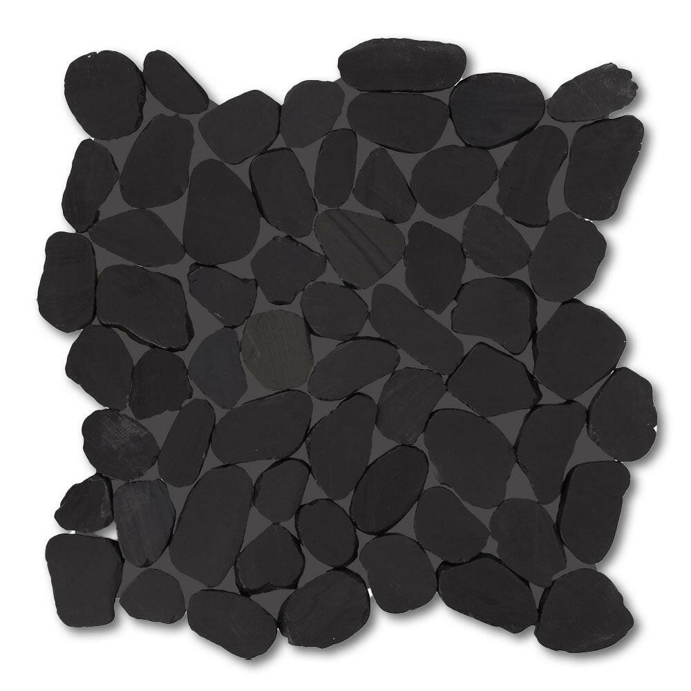 CLEARANCE – Pebble Oasis Stark Pebble Natural Stone Tumbled Mosaic Tile CLEARANCE – Pebble Oasis Stark Pebble Natural Stone Tumbled Mosaic Tile - American Tile Depot
