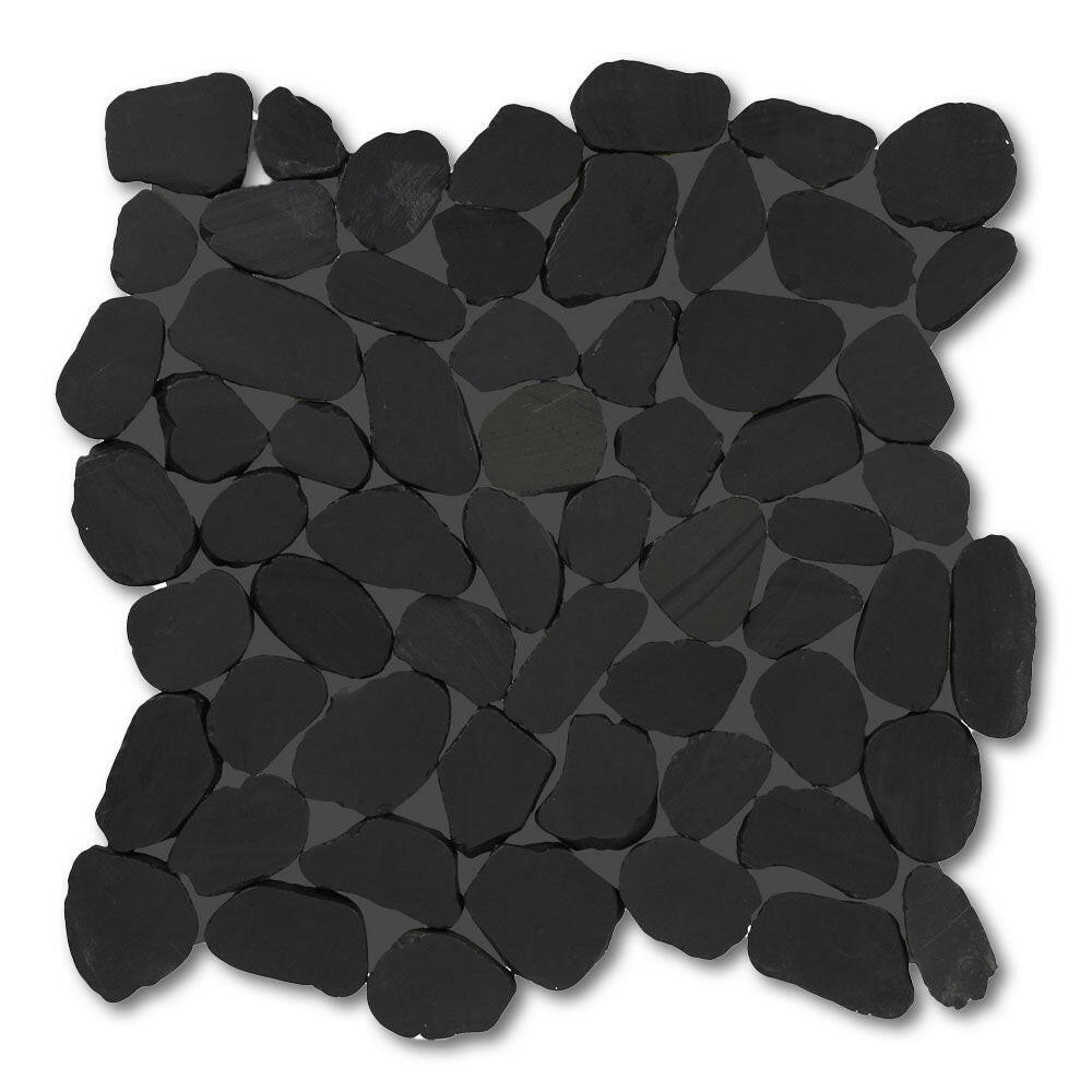 CLEARANCE – Pebble Oasis Stark Pebble Natural Stone Tumbled Mosaic Tile CLEARANCE – Pebble Oasis Stark Pebble Natural Stone Tumbled Mosaic Tile - American Tile Depot