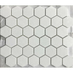 CLEARANCE - Thassos White Marble Polished 2" Hexagon Mosaic Tile CLEARANCE - Thassos White Marble Polished 2" Hexagon Mosaic Tile - American Tile Depot