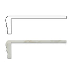 Calacatta Gold Marble Hand-Made Custom Shower Corner Shelf - Honed Calacatta Gold Marble Hand-Made Custom Shower Corner Shelf - Honed - American Tile Depot