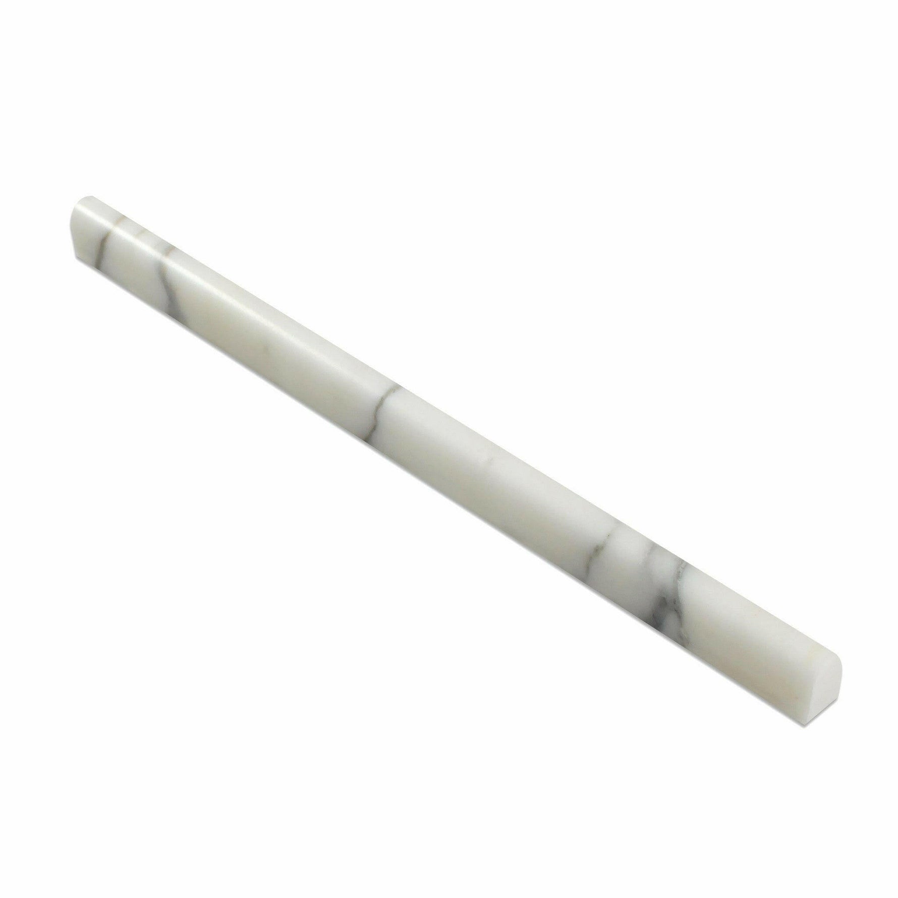 Calacatta Gold Marble Honed 1/2x12 Pencil Liner Calacatta Gold Marble Honed 1/2x12 Pencil Liner - American Tile Depot