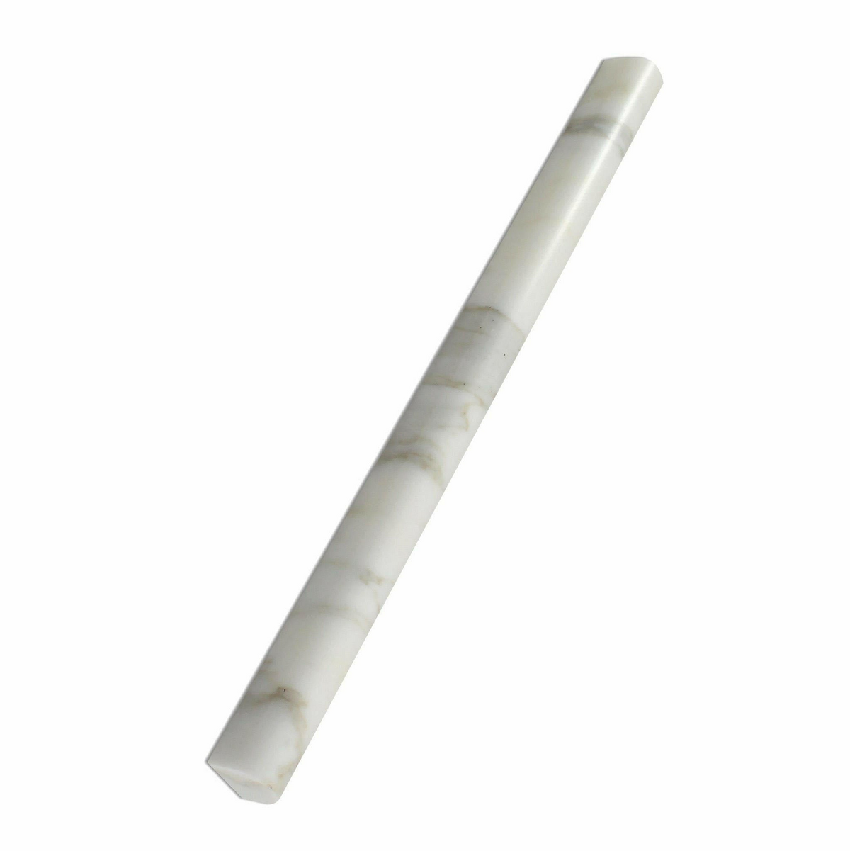 Calacatta Gold Marble Honed 3/4x12 Bullnose Liner - American Tile Depot