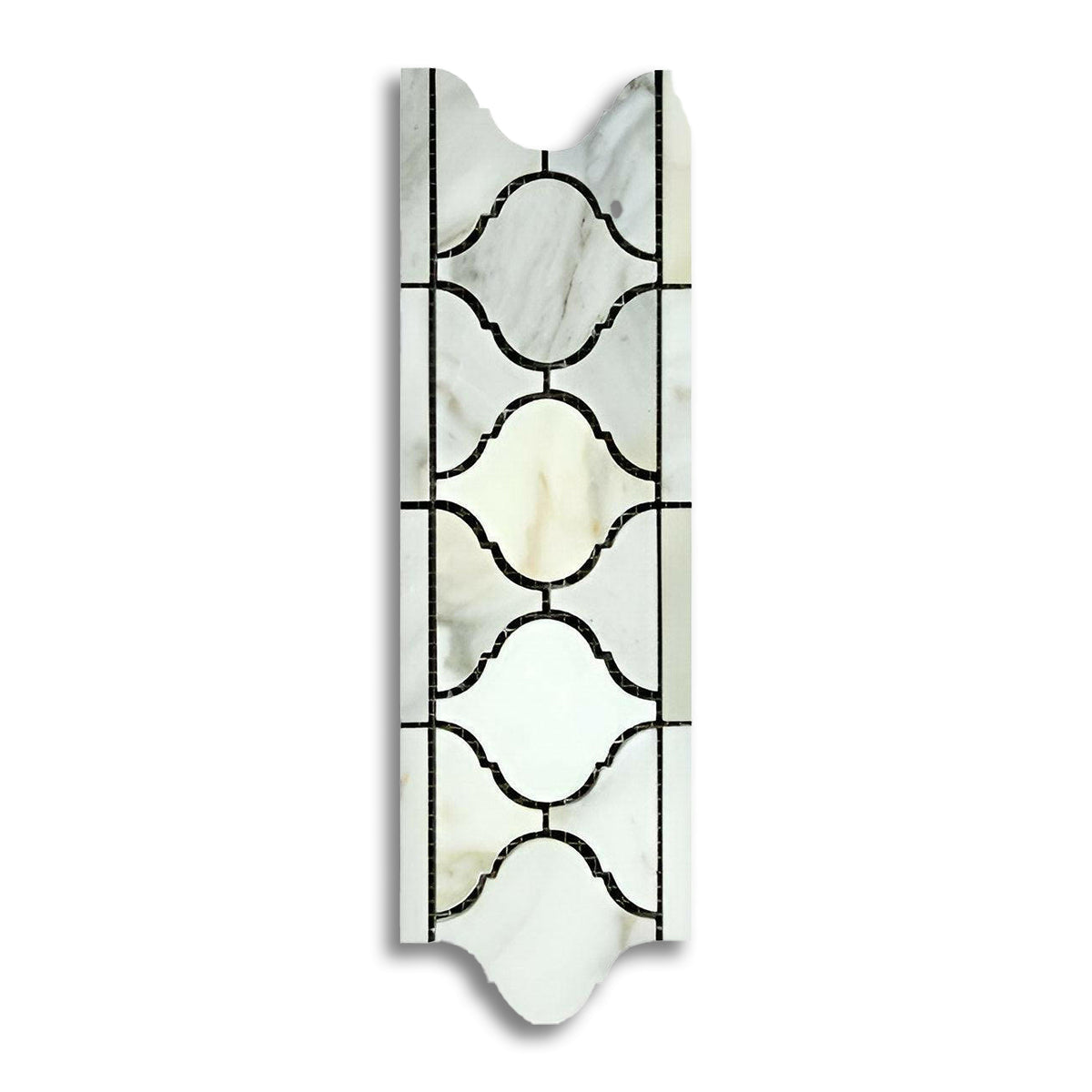 Calacatta Gold Marble Polished Lantern Border