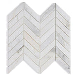 Calacatta Gold Marble Polished 1.5x6 Chevron Mosaic Tile Calacatta Gold Marble Polished 1.5x6 Chevron Mosaic Tile - American Tile Depot
