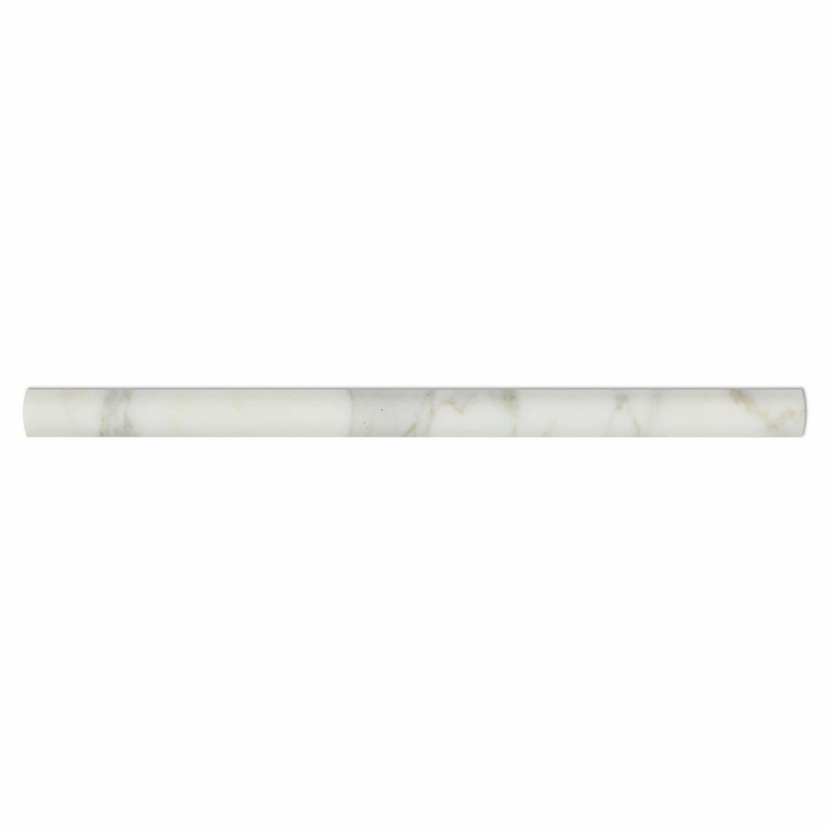 Calacatta Gold Marble Polished 3/4x12 Bullnose Liner - American Tile Depot