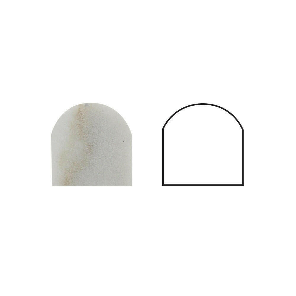 Calacatta Gold Marble Polished 3/4x12 Bullnose Liner Calacatta Gold Marble Polished 3/4x12 Bullnose Liner - American Tile Depot