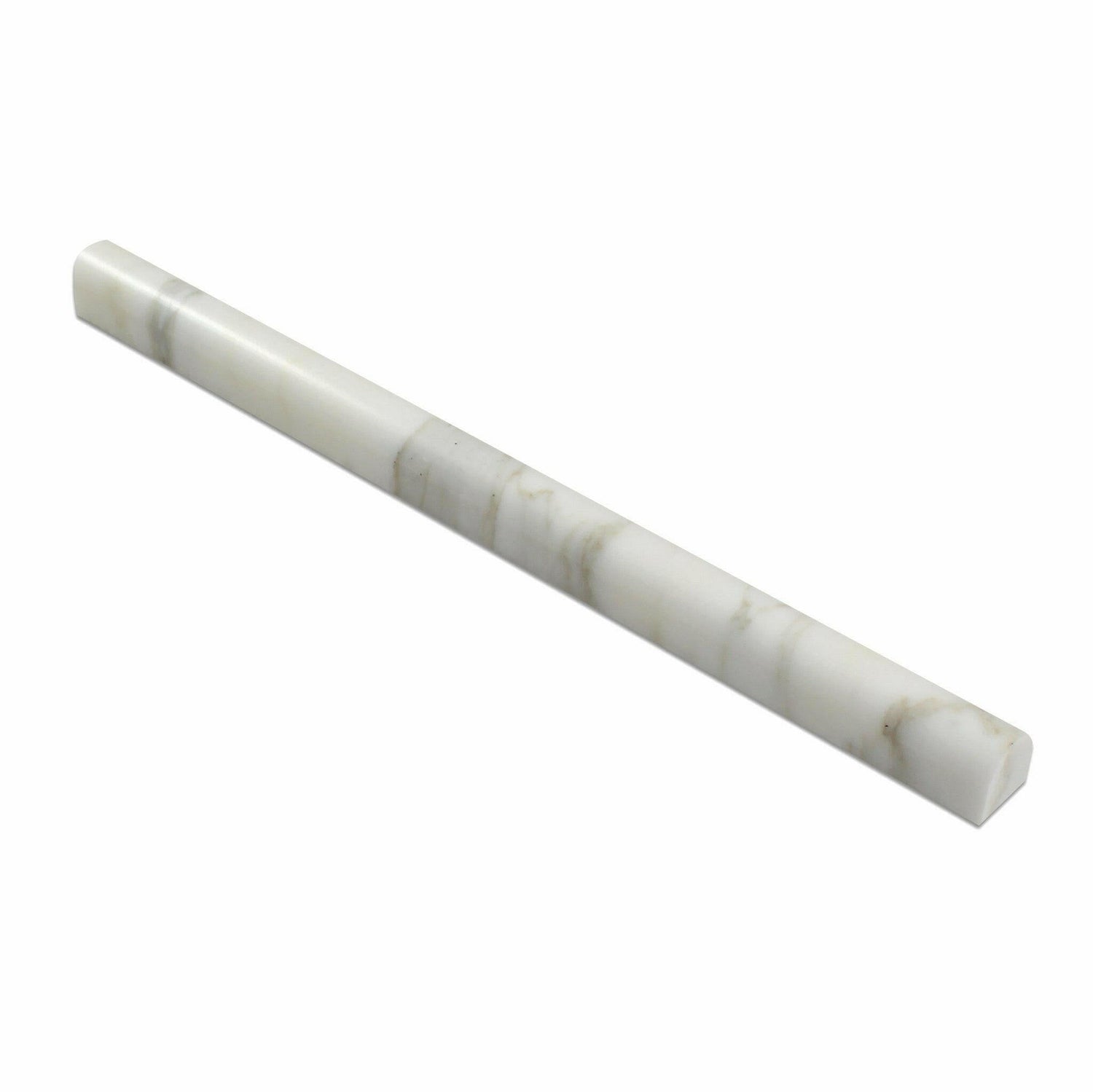 Calacatta Gold Marble Polished 3/4x12 Bullnose Liner Calacatta Gold Marble Polished 3/4x12 Bullnose Liner - American Tile Depot